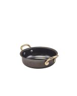 GenWare Black Vintage Steel Round Dish 13.5 x 3.75cm