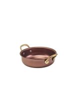 GenWare Copper Vintage Steel Round Dish 13.5 x 3.75cm