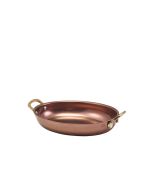GenWare Copper Vintage Steel Oval Dish 20.75 x 15.75cm