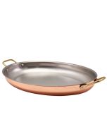 GenWare Copper Plated Oval Dish 37.5 x 26cm
