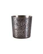 GenWare Black Floral Stainless Steel Serving Cup 8.5 x 8.5cm