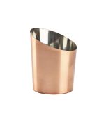 Copper Plated Angled Cone 9.5 x 11.6cm (Dia x H)
