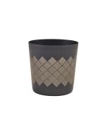 GenWare Metallic Black Diamond Serving Cup 8.5 x 8.5cm