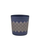 GenWare Metallic Blue Diamond Serving Cup 8.5 x 8.5cm