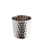 Hammered Stainless Steel Serving Cup 8.5 x 8.5cm