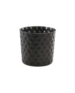 GenWare Black Vintage Steel Hammered Serving Cup  8.5 x 8.5cm