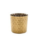 GenWare Gold Vintage Steel Hammered Serving Cup 8.5 x 8.5cm