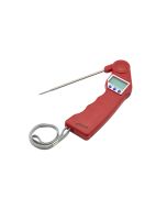 Genware Red Folding Probe Pocket Thermometer