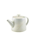 Terra Porcelain Pearl Teapot 50cl/ 17.6oz