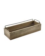 Industrial Wooden Crate 34 x 12 x 9cm