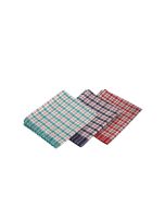 Mini Check T-Towel 43X68cm 10Pcs Mix Colours