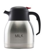 Milk Inscribed St/St Vacuum Push Button Jug