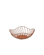 GenWare Lotus Leaf Copper Wire Basket 28.5 x 10cm