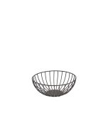 GenWare Round Black Wire Basket 20 x 8cm