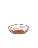 GenWare Round Copper Wire Basket 27 x 7cm