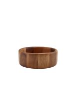 GenWare Acacia Wood Straight Sided Bowl 16cm
