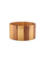 GenWare Acacia Wood Straight Sided Bowl 22.5 x 12cm