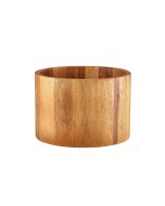 GenWare Acacia Wood Straight Sided Bowl 22.5 x 15cm