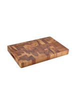 Acacia Wood End Grain Chopping Board 18 x 12 x 1.75"
