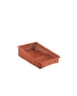 Wicker Display Basket 40X25X12cm - 6cm Front