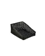 Wicker Display Basket Black 46X36X20cm
