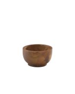 Acacia Wood Dip Pot 6cl/ 2oz