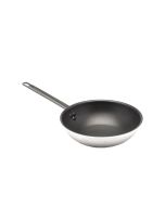 Non Stick Teflon Aluminium Flat Base Wok 30cm