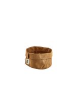 Brown Washable Paper Bag 13 Dia x 10cm (H)