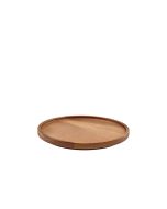 GenWare Acacia Wood Presentation Plate 20.5cm