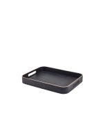 GenWare Black Wood Veneer Butlers Tray 35.5 x 28cm