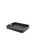GenWare Black Wood Veneer Butlers Tray 45.5 x 36cm