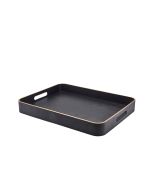 GenWare Black Wood Veneer Butlers Tray 50 x 38cm