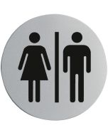 Stainless Steel Door Sign - Ladies & Gentlemen