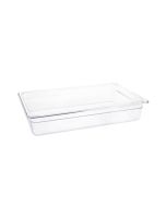 Vogue Polycarbonate 1/1 Gastronorm Container 100mm Clear