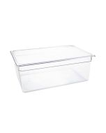 Vogue Polycarbonate 1/1 Gastronorm Container 200mm Clear