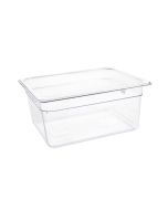 Vogue Polycarbonate 1/2 Gastronorm Container 150mm Clear