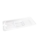 Vogue Polycarbonate 1/3 Gastronorm Lid Notched