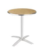 Bolero Round Flip Top Table Ash 600mm U424