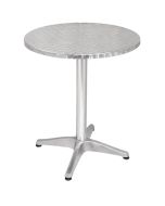 Bolero Round Bistro Table Stainless Steel 600mm U425