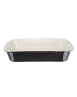 Vogue Black Cast Iron Roasting Dish Large
