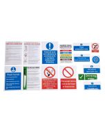 Vogue Food Preparation Sign Pack