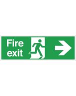 Fire Exit Sign Arrow Right