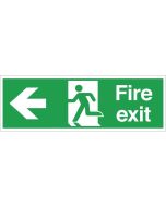 Fire Exit Sign Arrow Left
