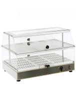 Roller Grill WD200 Two Shelf Hested Display Cabinet