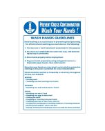 Vogue Prevent Cross Contamination Wash Hands Sign