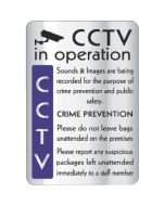 Vogue CCTV In Operation Crime Prevention Sign