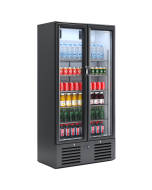 Infrico ZX20 Upright Double Hinged Glass Door Bottle Cooler