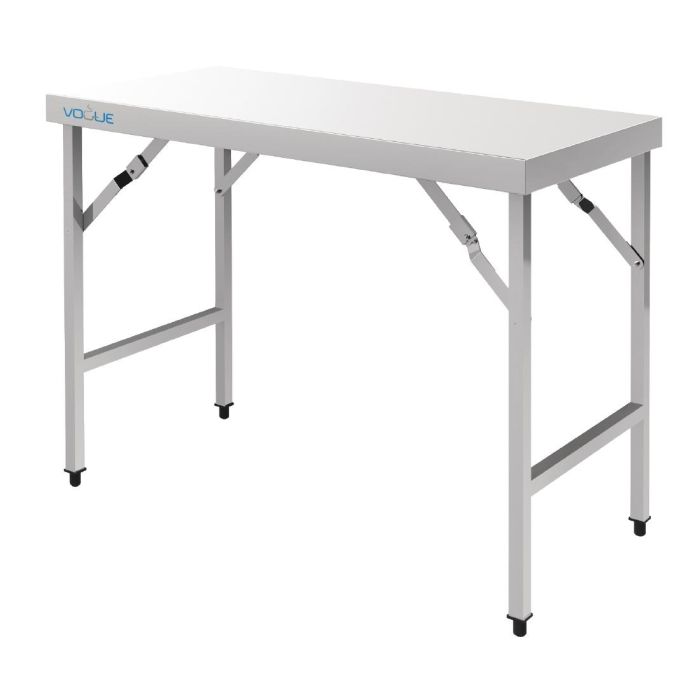 vogue stainless steel prep table 1800mm