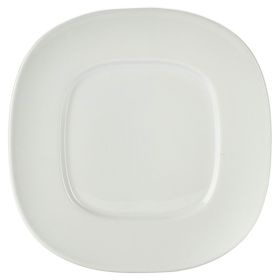 Royal Genware Wide Rim Rounded Square Plate 23cm - 21923 
