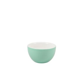 Genware 382118GR Porcelain Green Sugar Bowl 17.5cl/6oz 